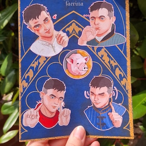 KCD Henry of Skalitz Sticker Sheet - Kingdom Come Deliverance