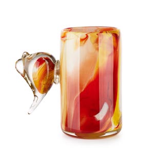 Vaso decorativo minimalista per fiori Decorazione per la casa - Vaso in vetro Ovsyanka fatto a mano Stoviglie