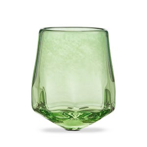 Handmade Glass Drinkware Recycled Glass – Elegant, Eco-Friendly Glasses for Water, Cocktails, or Wine, Perfect for Everyday Use
