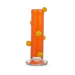 Handblown Indigo Glass Vase – Inspired by Autumn Flower Elegance, Elegant Fall Flair: Handblown Indigo Vase for your Home Décor