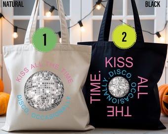Album Inspired, Kiss All The Time. Harry Disco, Occasionally Tote bag, Concert Styles bag