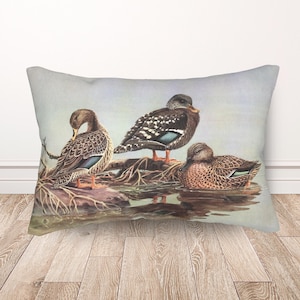 Duck Pillow Gift Duck Hunting Pillow Duck Hunter Gift For Outdoorsman Gift Bird Lover Gift Home Decor For Men Office Decor Duck Lodge Pillow