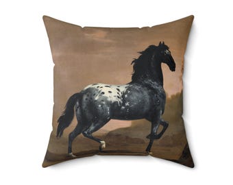 Equestrian Gift For Horse Lover Gift For Him Horse Office Decor Horse Home Decor Horse Pillow Gift For Her Equestrian Pillow For Horse Lover