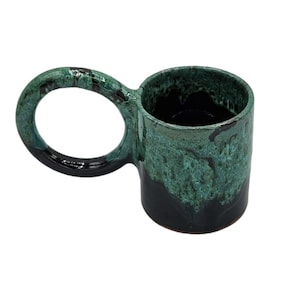 Artisan Mug | Green Drip