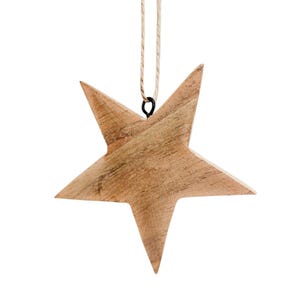 Wooden Star Ornament