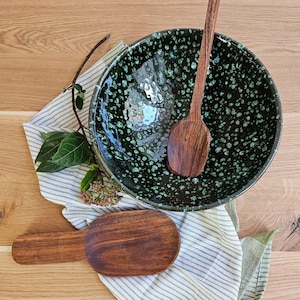 Bowl | Green Speckle | XL