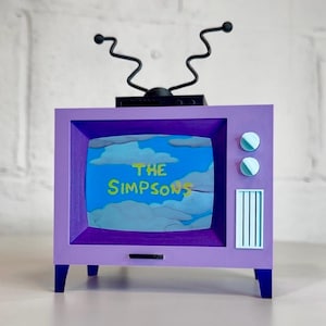 The Simpsons Mini-tv met externe SD-kaarttoegang