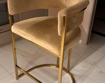 bar stools, counter, custom, modern, gold, step, iron, dining, height, kitchen, bar,Barstool, bar stools