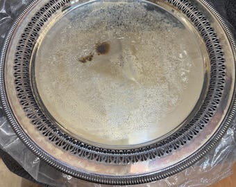 Vintage International Silver Company Silver Plated Tray