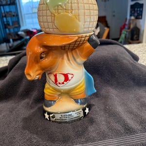 1980 Democratic Donkey Jim Beam Decanter
