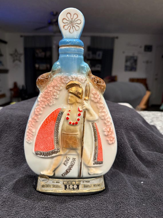 1971 Hawaii Aloha Jim Beam Decanter - Etsy