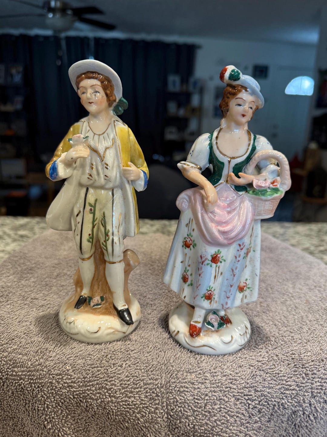 Vintage Silco Man & Woman Figures - Etsy