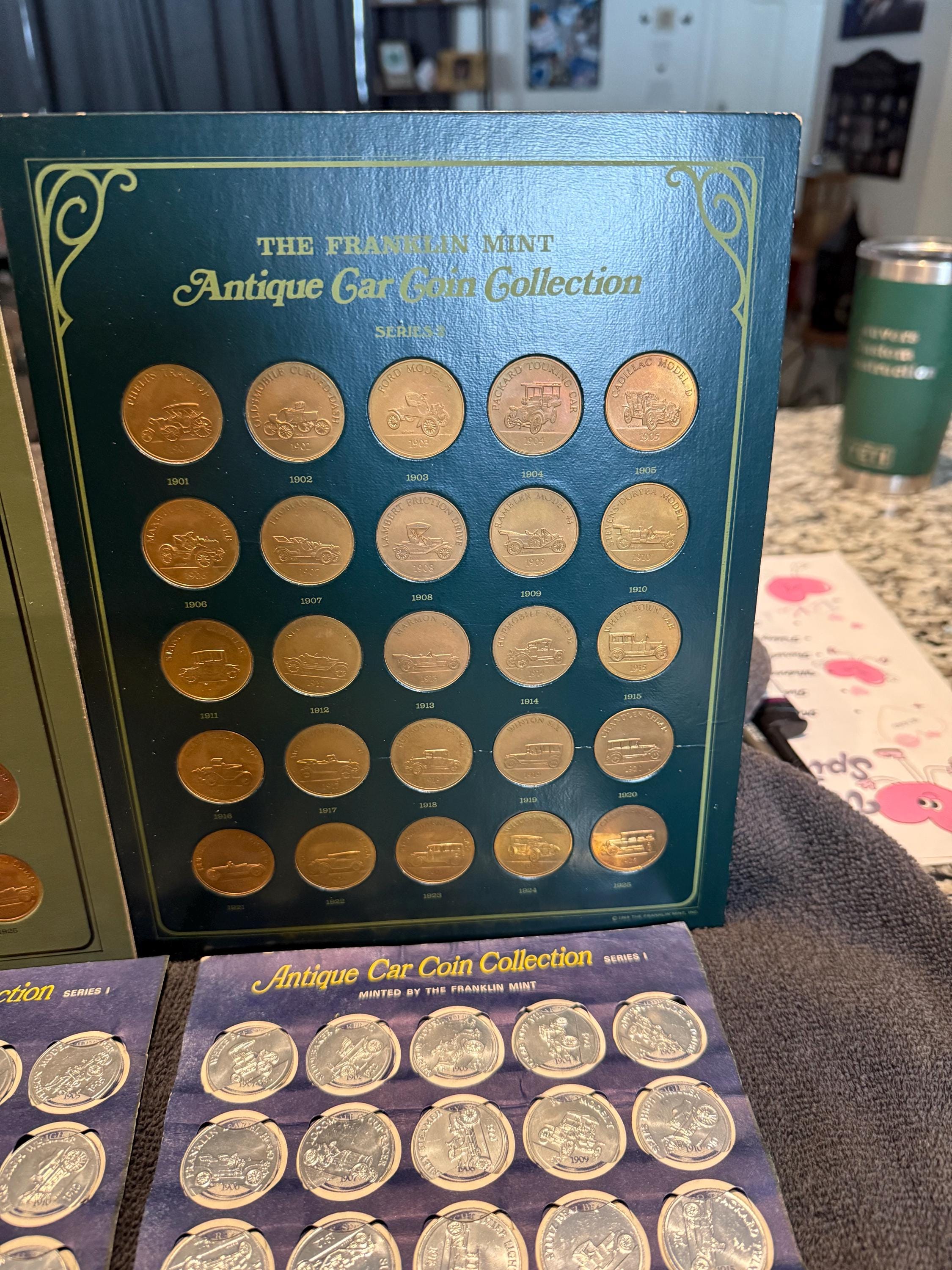 Vintage Lot Franklin Mint Antique Car Coins - Etsy Vintage Lot Franklin Mint Antique Car Coins - Etsy
