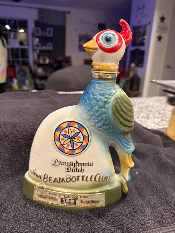 1974 Pennsylvania Dutch Jim Beam Bottle Club Decanter - Etsy