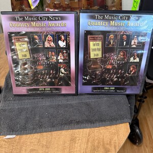 Vintage 1978-1989 Country Music Awards Dvds
