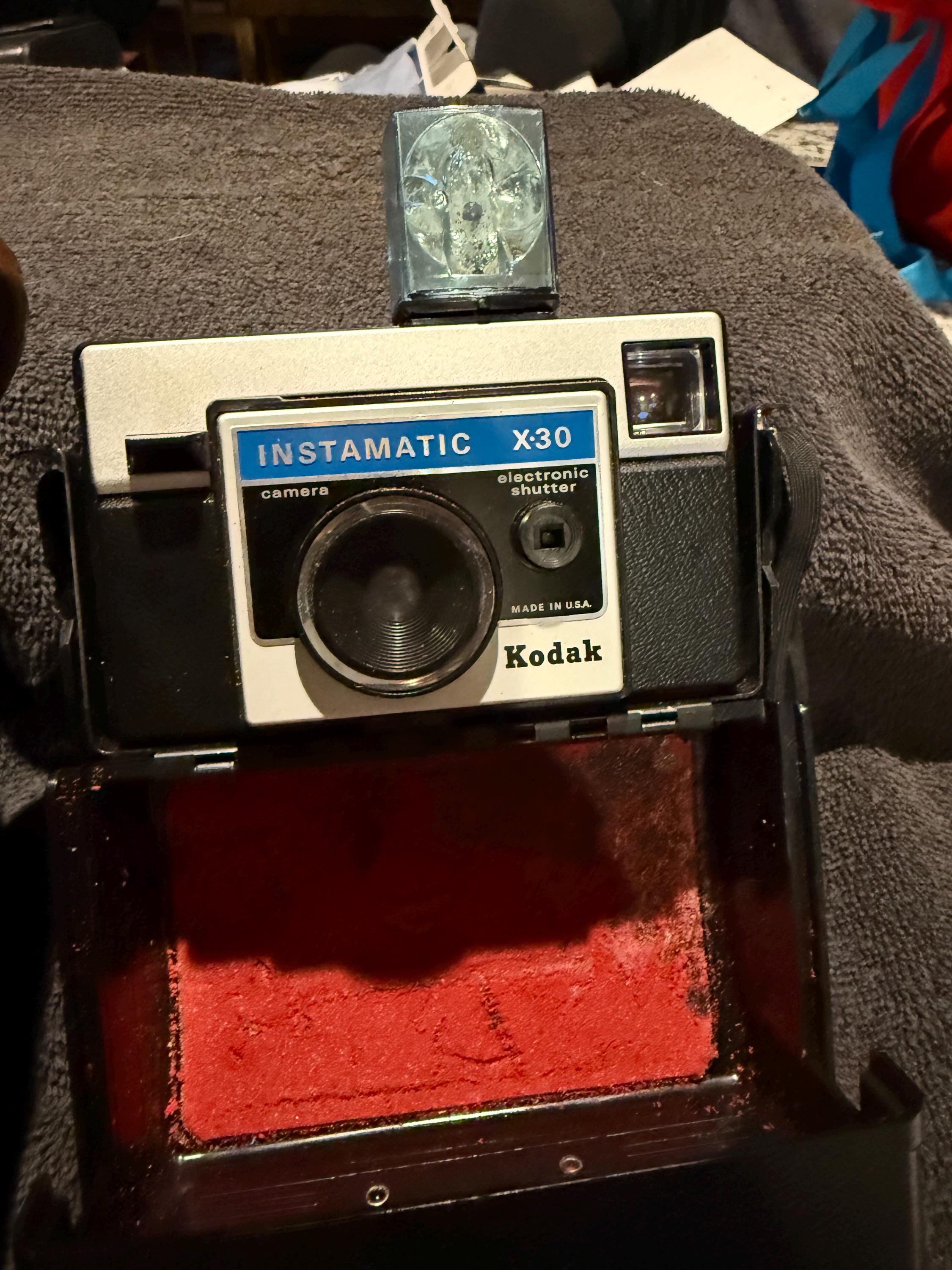 Vintage 1970's Kodak Instamatic X-30 Camera With Hard Case - Etsy