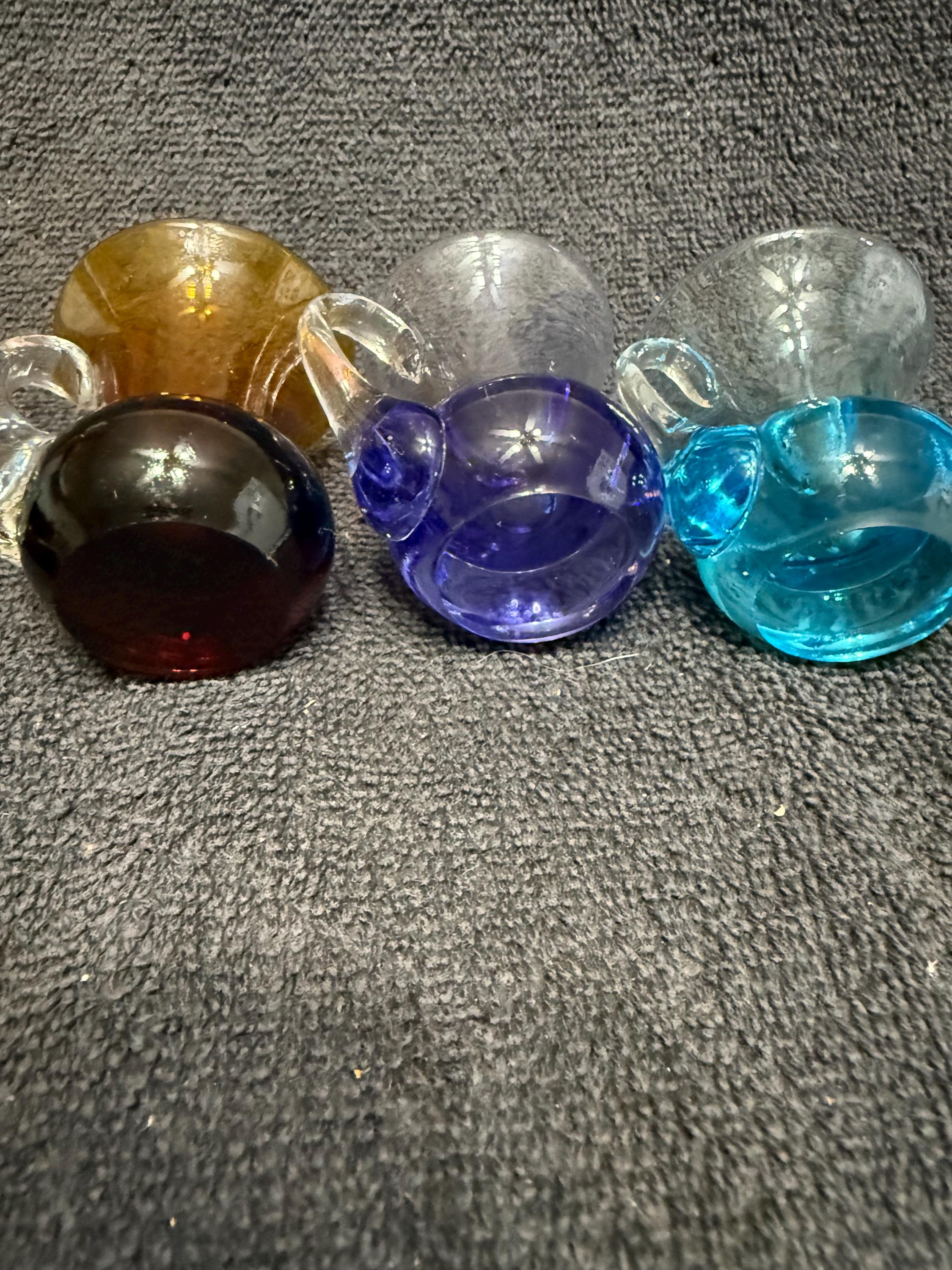 ヴィンテージ ウラン 手吹き ショットグラス 3 個セット - Etsy 日本