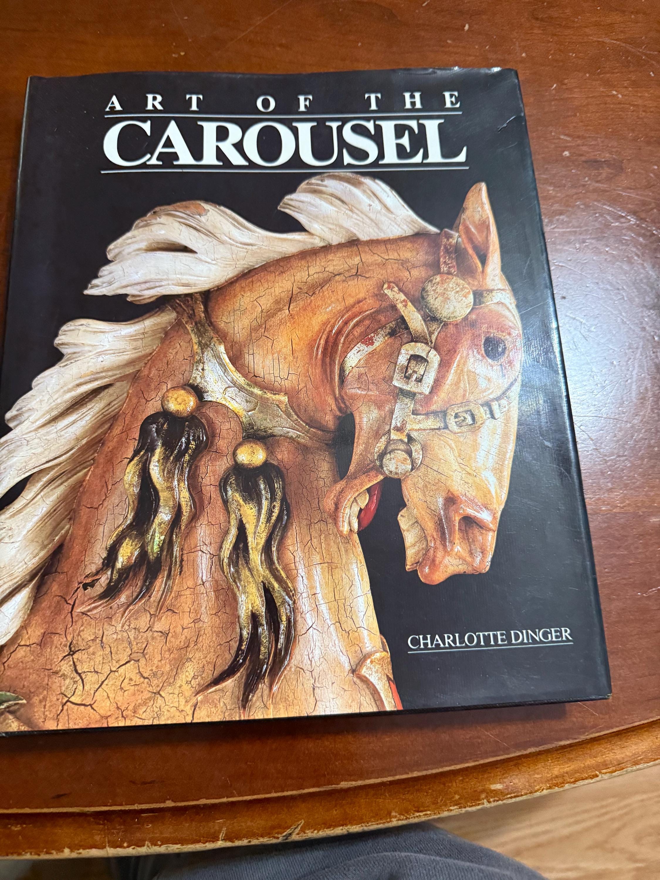 Vintage 1983 Art of the Carousel Book by Charlotte Dinger - Etsy