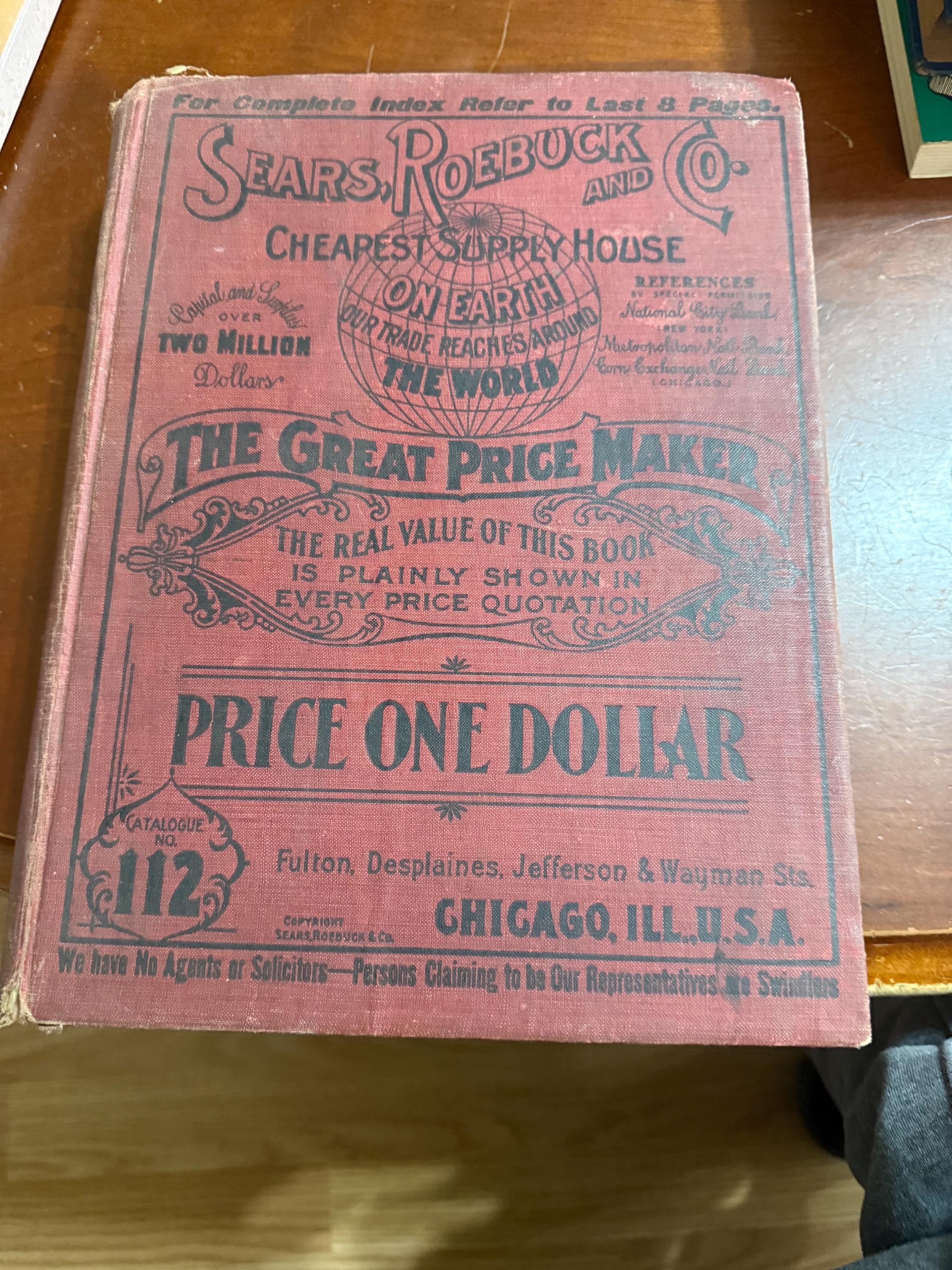 Antique 1901/1902 Sears Roebuck Catalog #112 Book - Etsy