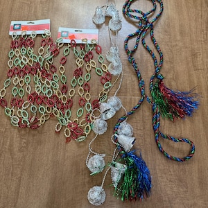 Vintage Christmas Tree Garland Lot