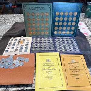 Vintage Lot Franklin Mint Antique Car Coins
