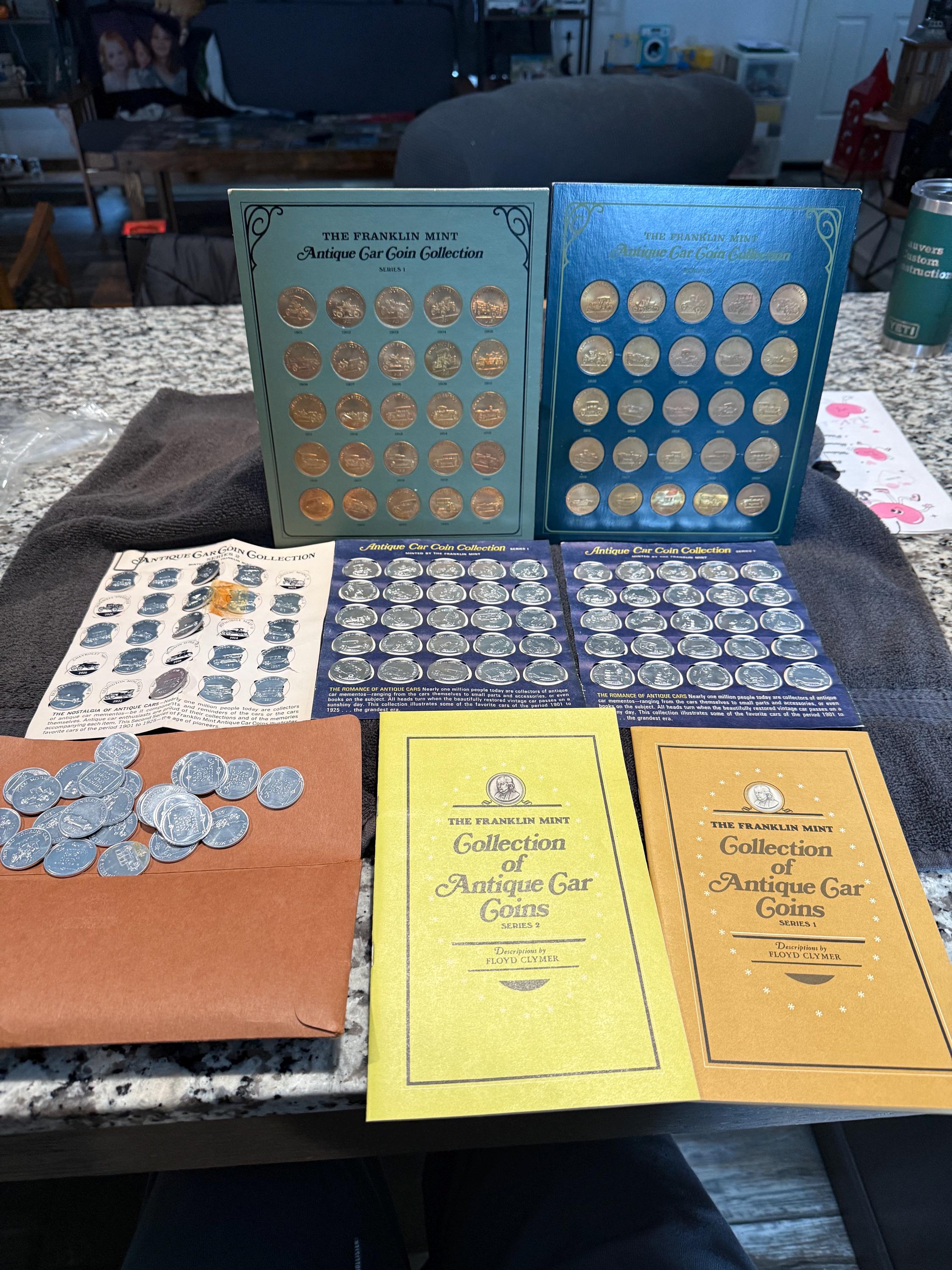 Vintage Lot Franklin Mint Antique Car Coins - Etsy
