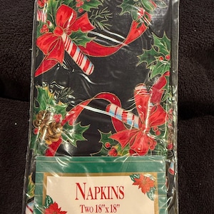 Vintage Christmas Napkins