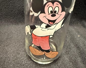 Vintage Mickey Mouse Glass
