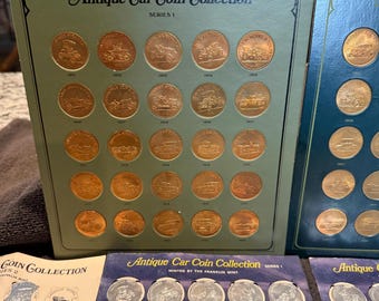 Vintage Lot Franklin Mint Antique Car Coins - Etsy
