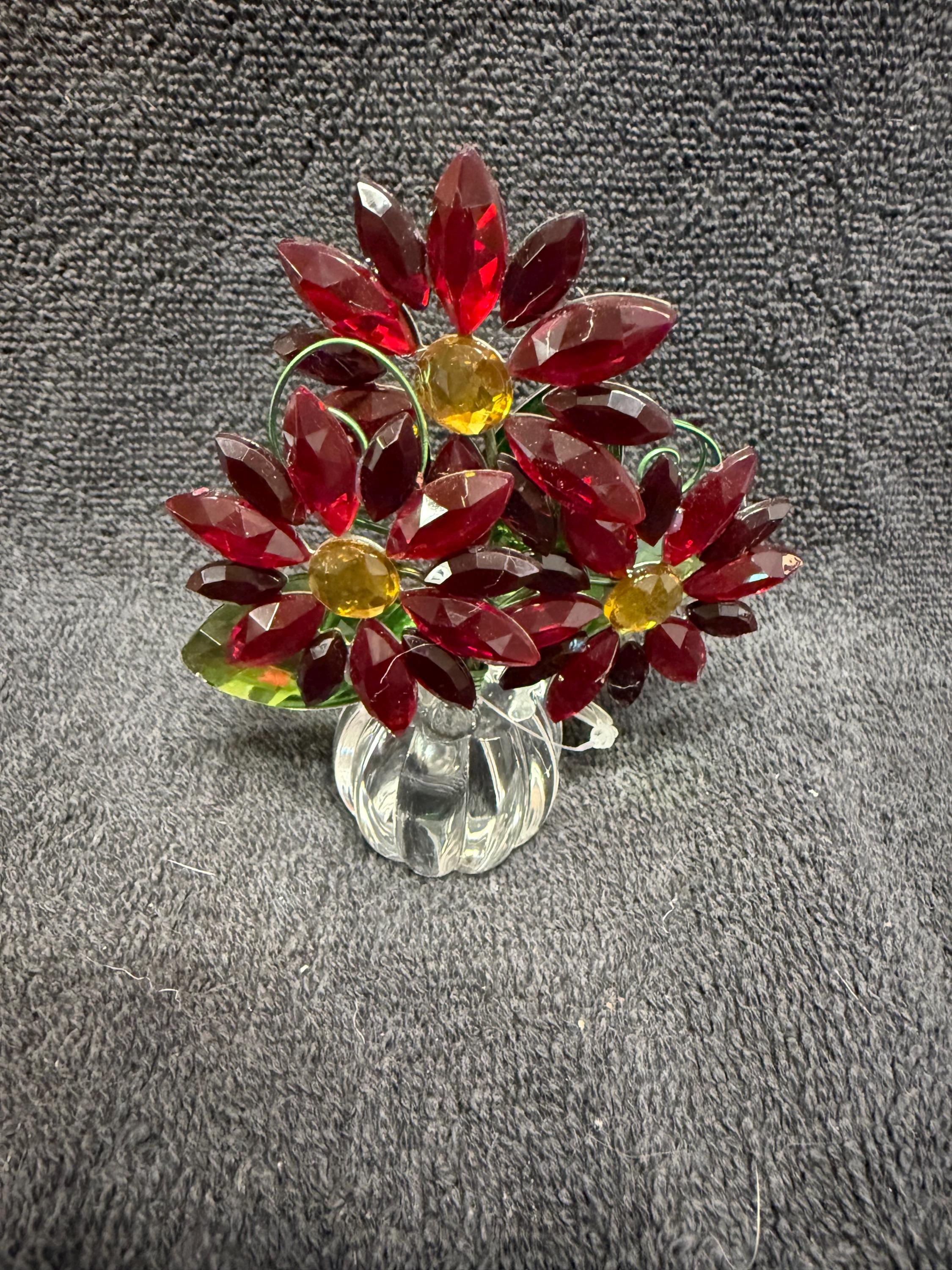 Vintage Ganz Crystal Expressions Floral Figurine - Etsy