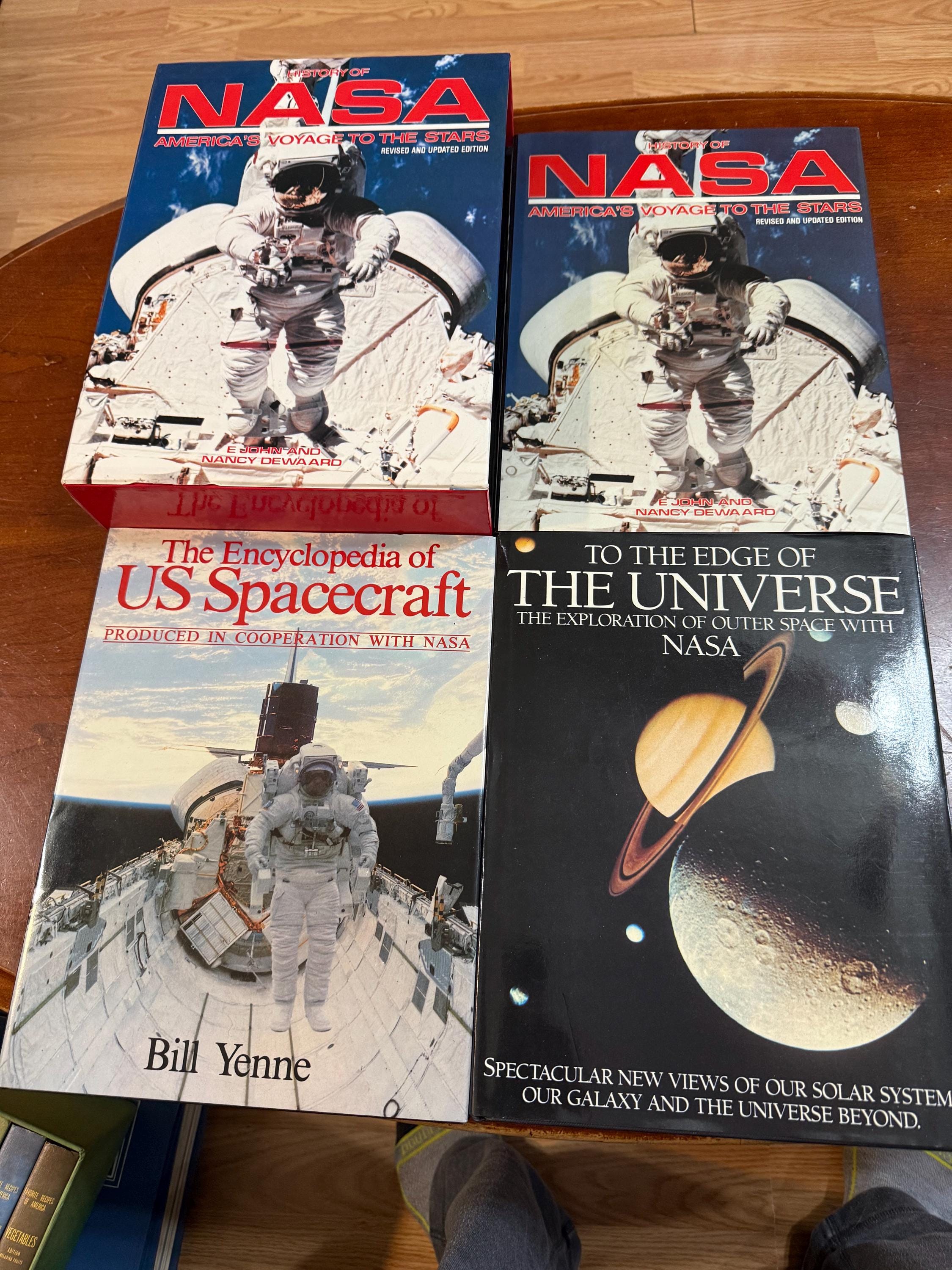 Vintage 1986 History of Nasa Hard Cover Book Box-set - Etsy