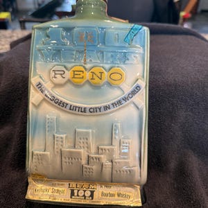 1968 100 years Reno Jim Beam Decanter