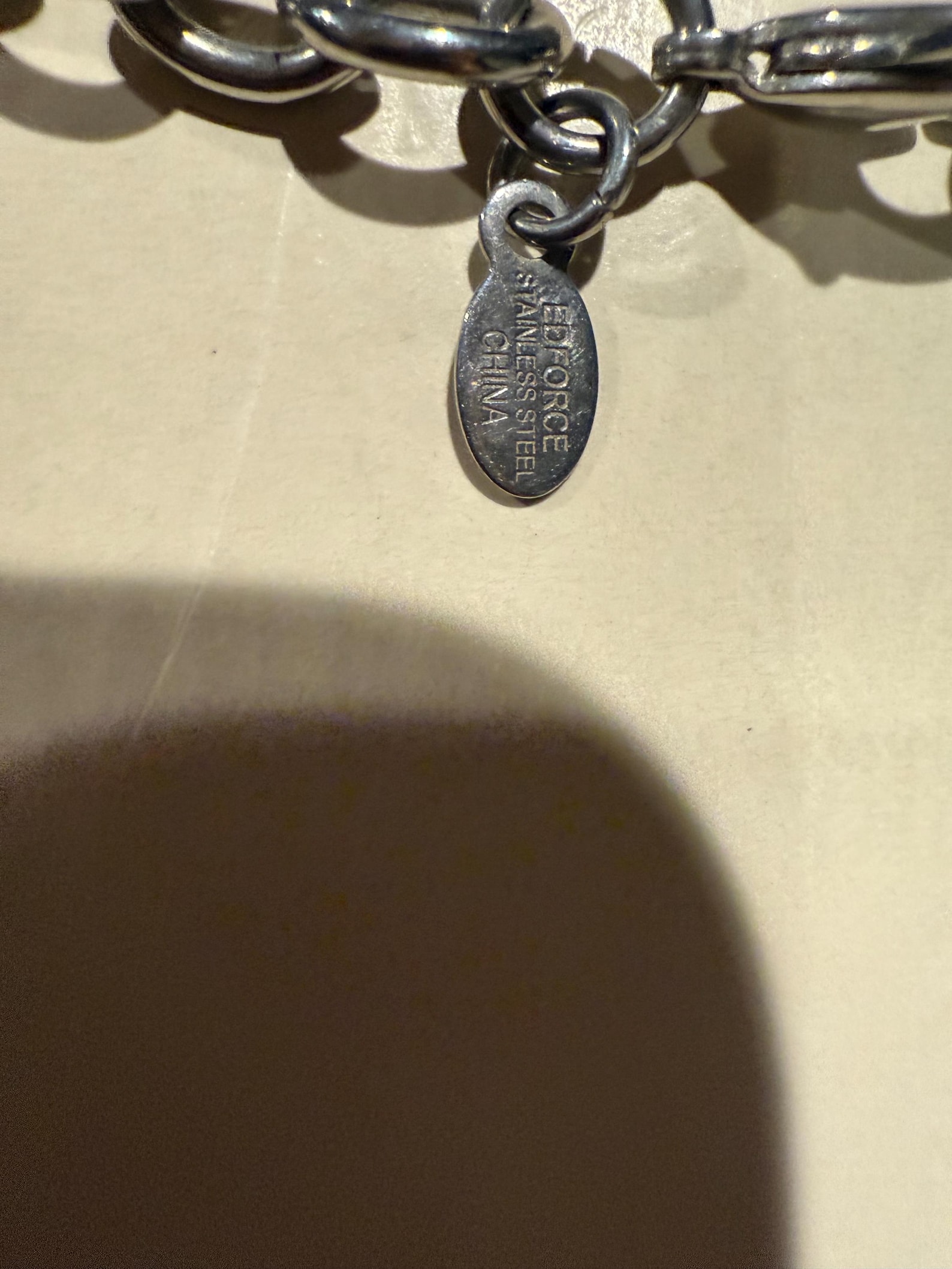 Edforce Vintage Edforce Stainless Steel Heart Necklace - Etsy