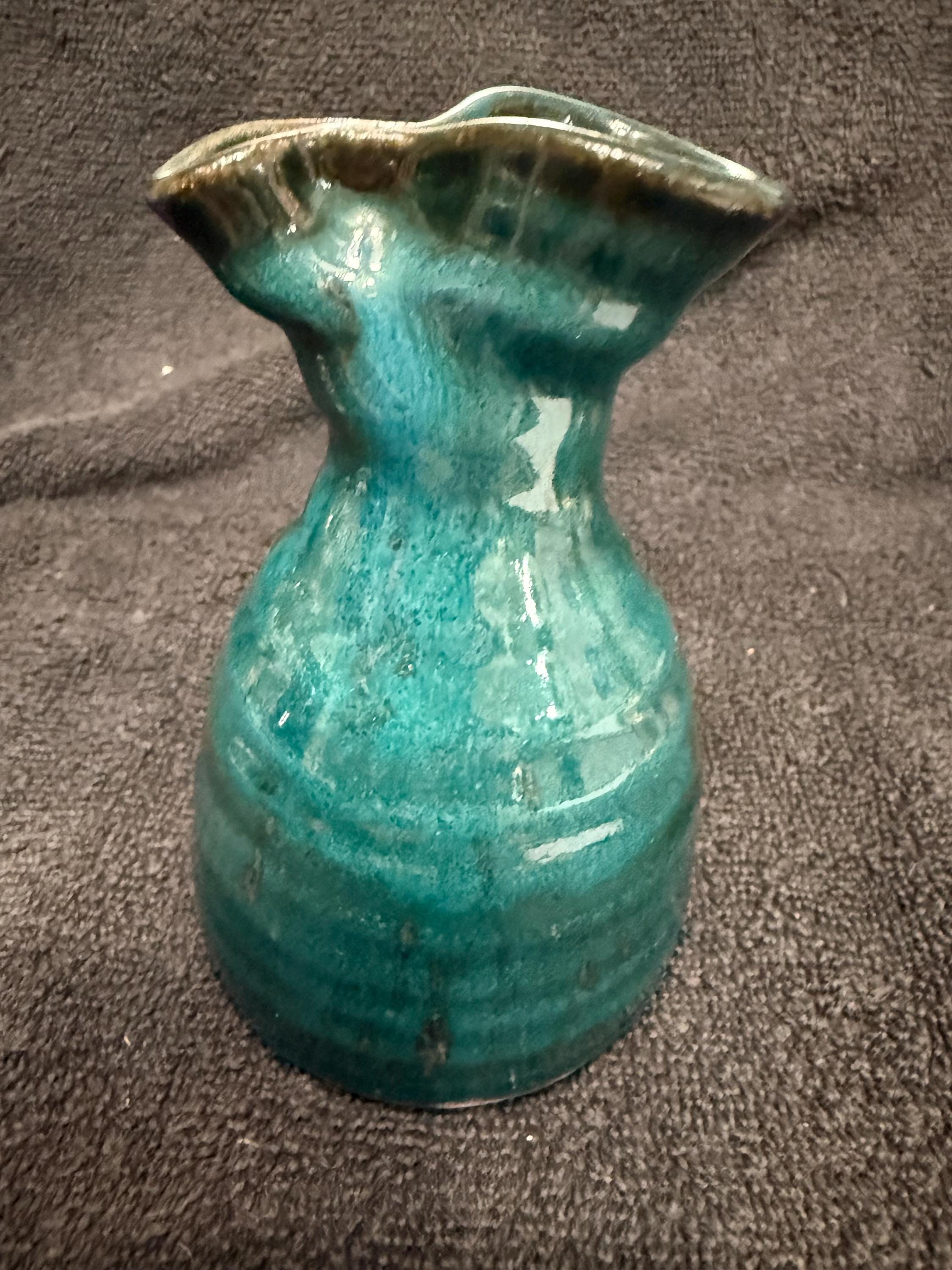 ヴィンテージ ブルー 陶器 オイルランプ - Etsy 日本