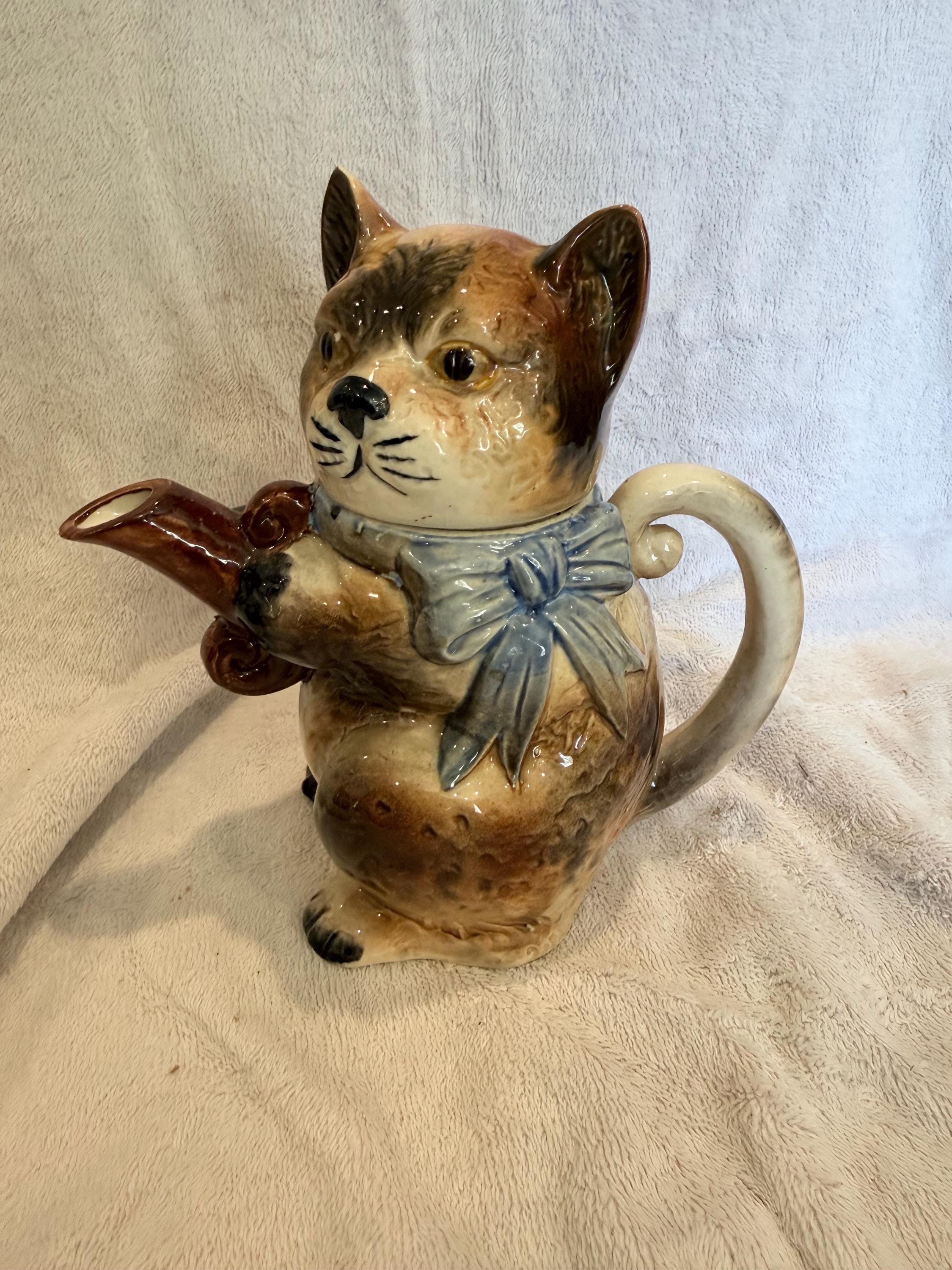 Tony wood cat teapot - Etsy 日本
