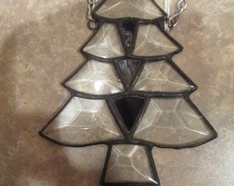 Beveled glass Christmas tree
