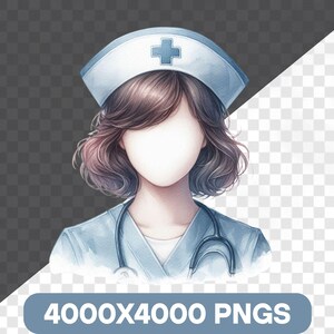 Medical-themed graphics PNG bundle for sublimation and commercial use