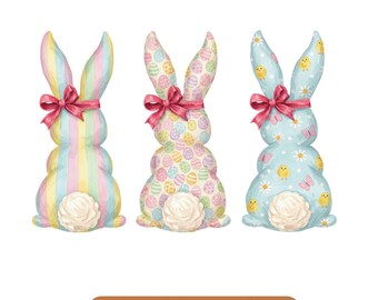 Easter Bunny PNG, Cute Bunny Clipart, Happy Easter PNG, Leopard Bunny Easter, Coquette PNG, T Shirt Png, Sublimation Design, Gift For Easter