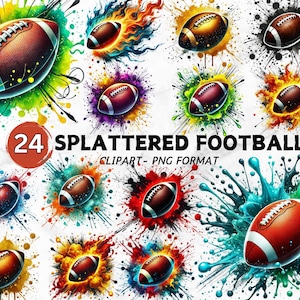 Watercolor Soccer Clipart, Soccer Ball PNG, Football Clipart PNG, Sports Ball Illustration, Sublimation, Instant Download, Commercial Use