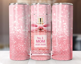 Muttertag Tumbler Wrap No.1 Beste Mutter aller Zeiten 20 Oz Skinny Tumble Wrap Sublimationsentwurf PNG Beste Mutter aller Zeiten Digitaler Download für Mama Geschenk