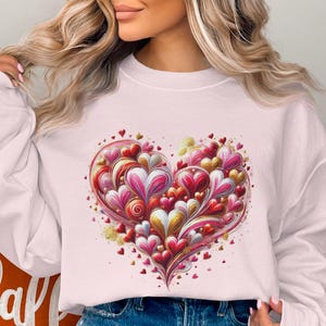 Valentines Day Heart PNG, Valentines Sublimation Png, Valentines Day Sublimation Design, Coquette Valentine Png, Pink Love Png Hearts Png