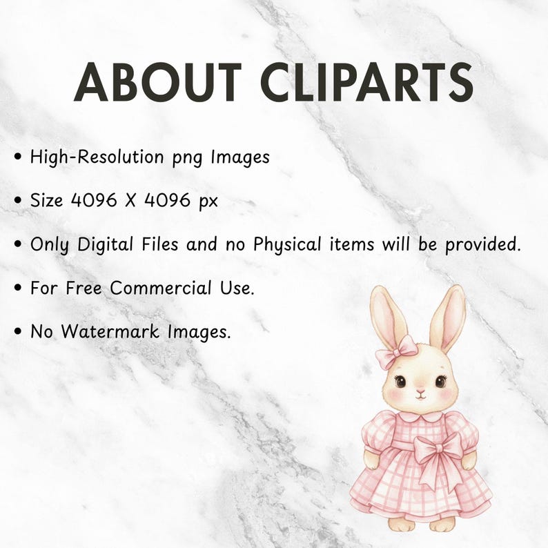 Easter bunny clipart in watercolor style, featuring pink tones, suitable for spring projects, scrapbooking, and nursery art.