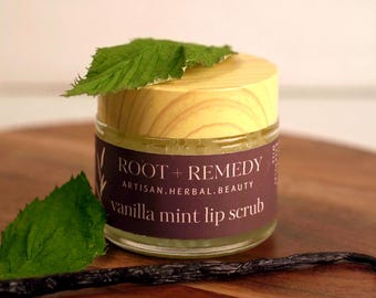 Vanilla Mint Lip Scrub 2oz / 60ml
