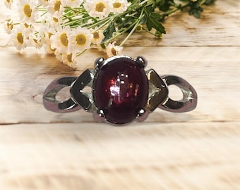 Sterling Silver Bespoke Pet Ash/Hair Ring  * Size 4.5 * * Last One!*