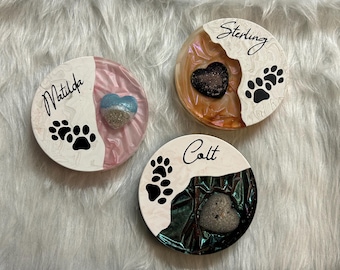 Pet Memorial Piece - Dog/Cat Memorial, Pet Ash Memorial, Pet Memorial Jewelry