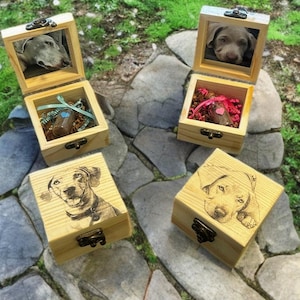 Pet Memorial Box - Keepsake Pet Memorial - Pet Urn