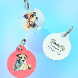 Customized Cartoon Pet ID Tag