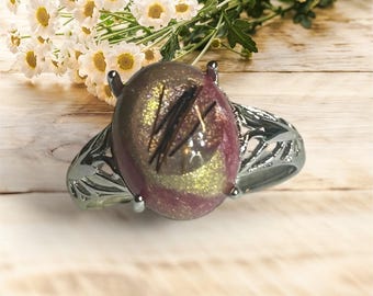 Sterling Silver Bespoke Pet Memorial Ring