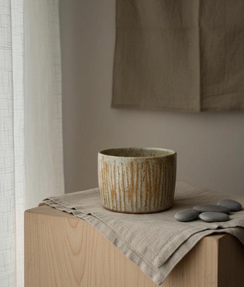 Handmade Ceramic Cup UK · Stoneware Mug · Coffee Cup · Scandinavian Style image 10