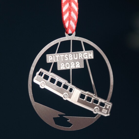 Pitt Bus Home Christmas 2022 New Pittsburgh Bus 2022 Preorder | Etsy